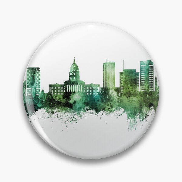 Item preview, Topeka Wyoming Skyline designed and sold by ArtPrints.