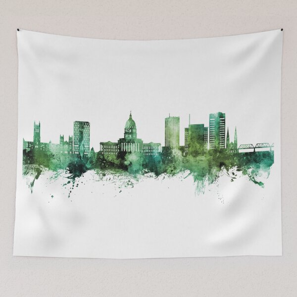 Item preview, Topeka Wyoming Skyline designed and sold by ArtPrints.