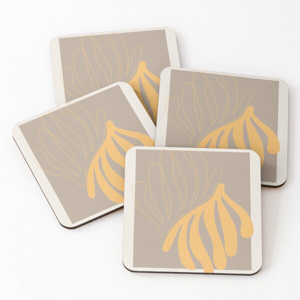 Item preview, Henri Matisse Flower, Paper Decoupes Art brown orange, Matisse Cutout's Wall Art designed and sold by re-make-.