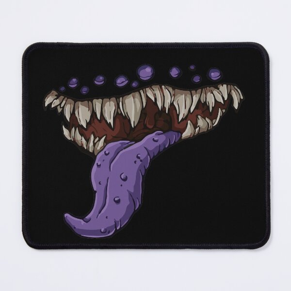 Aperçu de l'œuvre Empreinte de bouche imitatrice de Donjons et Dragons créée et vendue par ToplineDesigns.