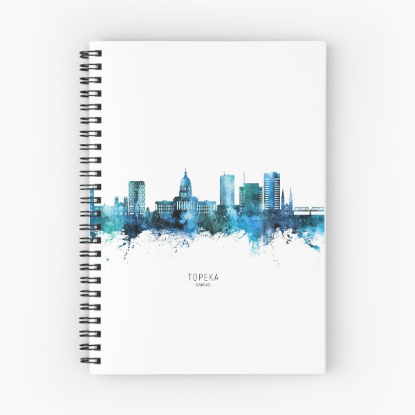 Artikelvorschau, Topeka Wyoming Skyline entworfen und verkauft von ArtPrints.