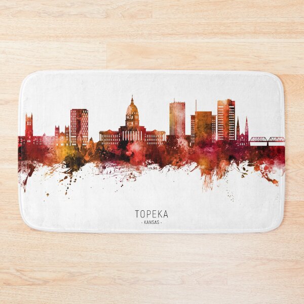 Item preview, Topeka Wyoming Skyline designed and sold by ArtPrints.