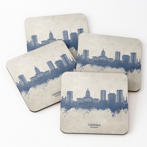 Item preview, Topeka Wyoming Skyline designed and sold by ArtPrints.