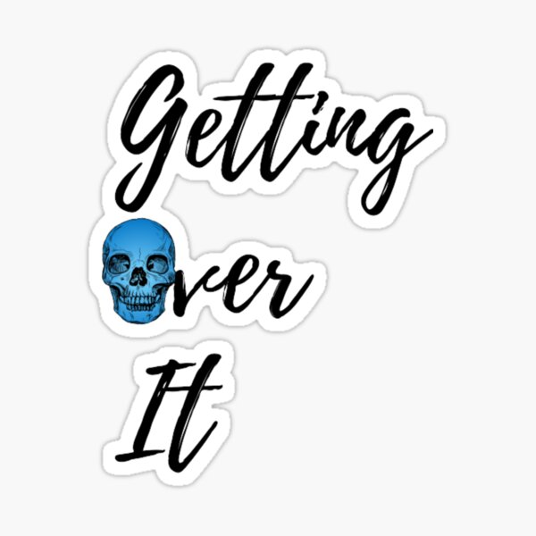 Getting Over It Stickers for Sale