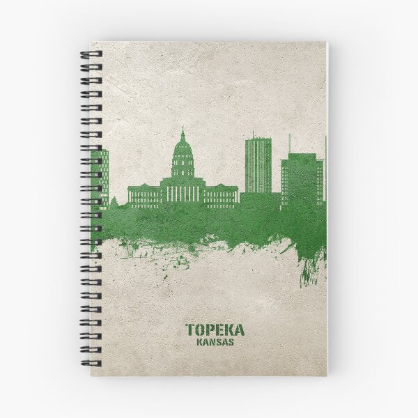 Artikelvorschau, Topeka Wyoming Skyline entworfen und verkauft von ArtPrints.