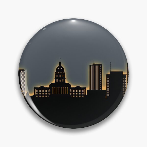 Item preview, Topeka Wyoming Skyline designed and sold by ArtPrints.
