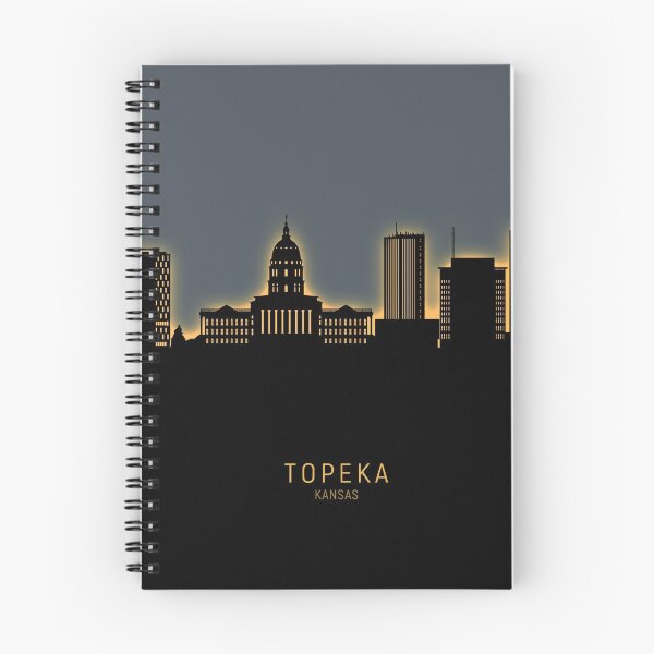 Artikelvorschau, Topeka Wyoming Skyline entworfen und verkauft von ArtPrints.