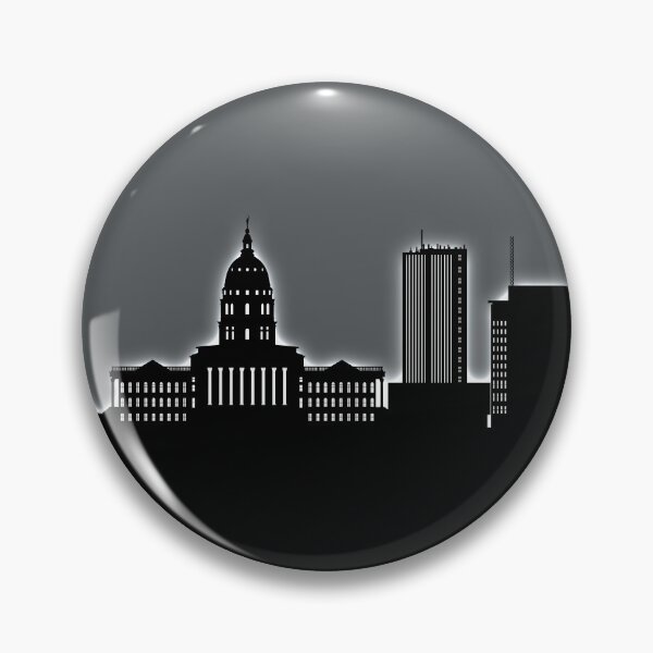 Item preview, Topeka Wyoming Skyline designed and sold by ArtPrints.
