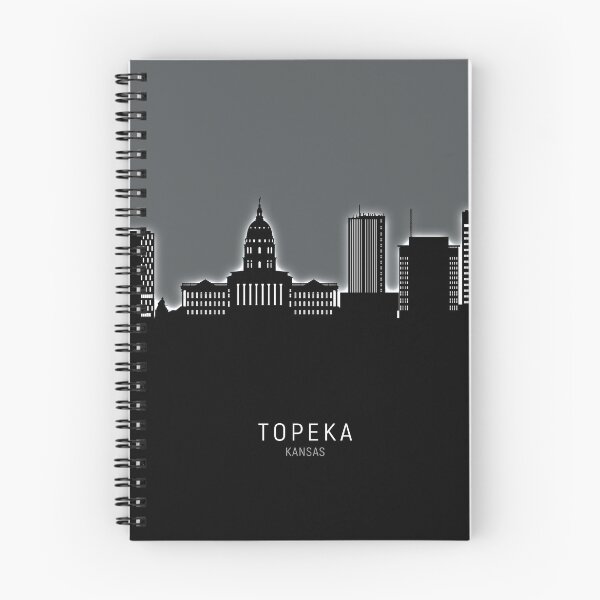 Artikelvorschau, Topeka Wyoming Skyline entworfen und verkauft von ArtPrints.