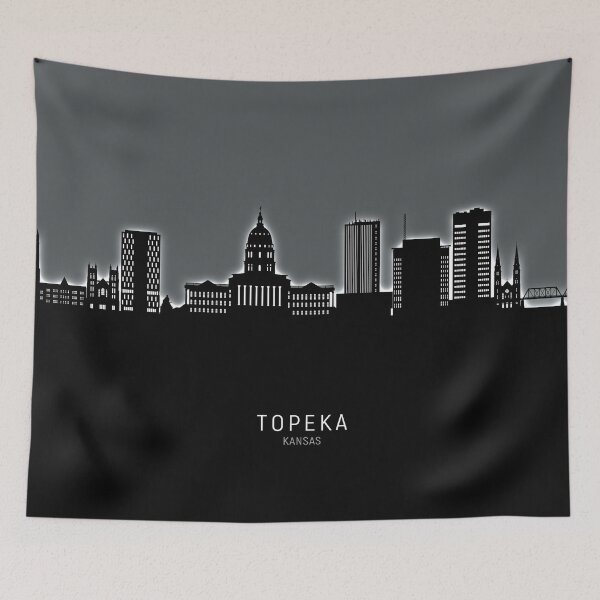 Item preview, Topeka Wyoming Skyline designed and sold by ArtPrints.