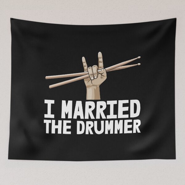 Item preview, I Married the Drummer designed and sold by Bendthetrend.