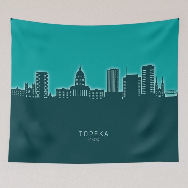 Item preview, Topeka Wyoming Skyline designed and sold by ArtPrints.