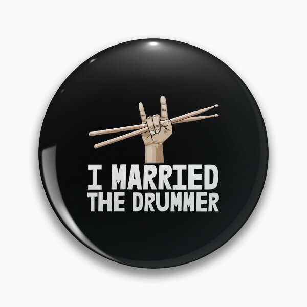 Item preview, I Married the Drummer designed and sold by Bendthetrend.