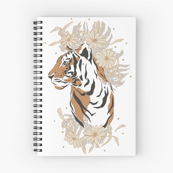Item preview, Jungle Flowers Royal Tiger designed and sold by TheWildFlix.