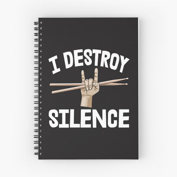 Item preview, I Destroy Silence Drummer designed and sold by Bendthetrend.