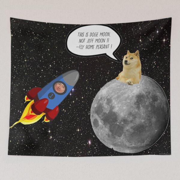 Item preview, Doge Moon!! NOT JEFF BEZOS MOON designed and sold by Only4sometimes.