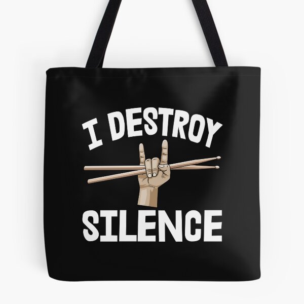 Item preview, I Destroy Silence Drummer designed and sold by Bendthetrend.