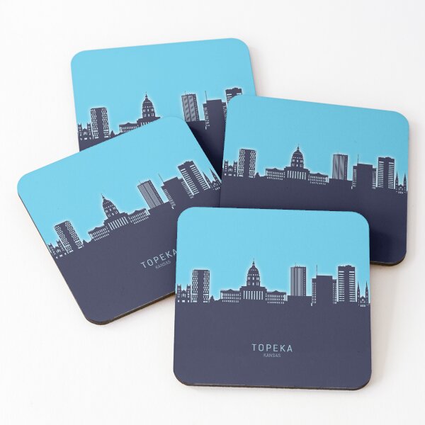 Item preview, Topeka Wyoming Skyline designed and sold by ArtPrints.