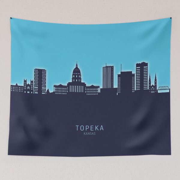 Item preview, Topeka Wyoming Skyline designed and sold by ArtPrints.