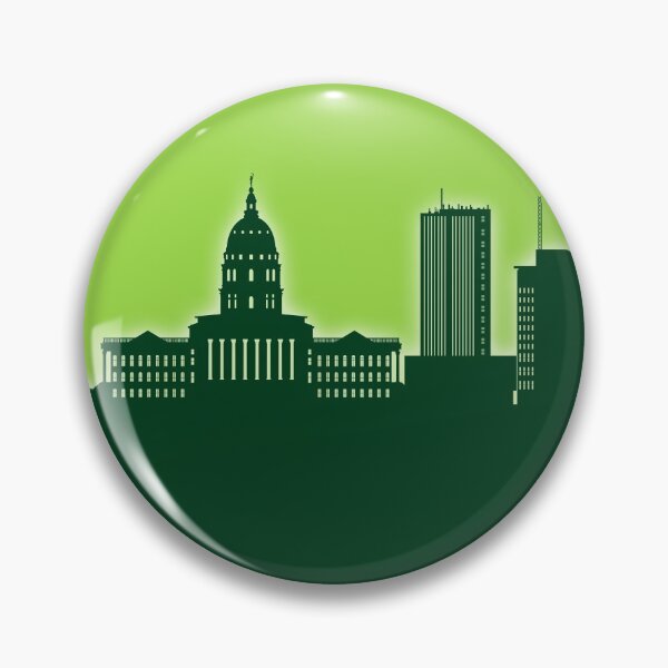 Item preview, Topeka Wyoming Skyline designed and sold by ArtPrints.