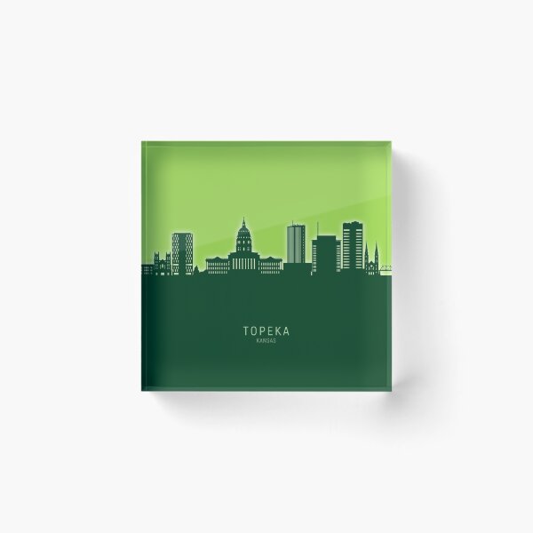 Item preview, Topeka Wyoming Skyline designed and sold by ArtPrints.