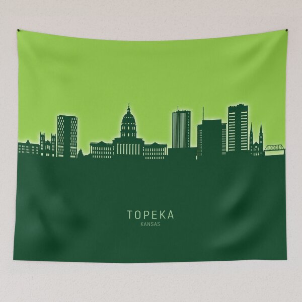 Item preview, Topeka Wyoming Skyline designed and sold by ArtPrints.