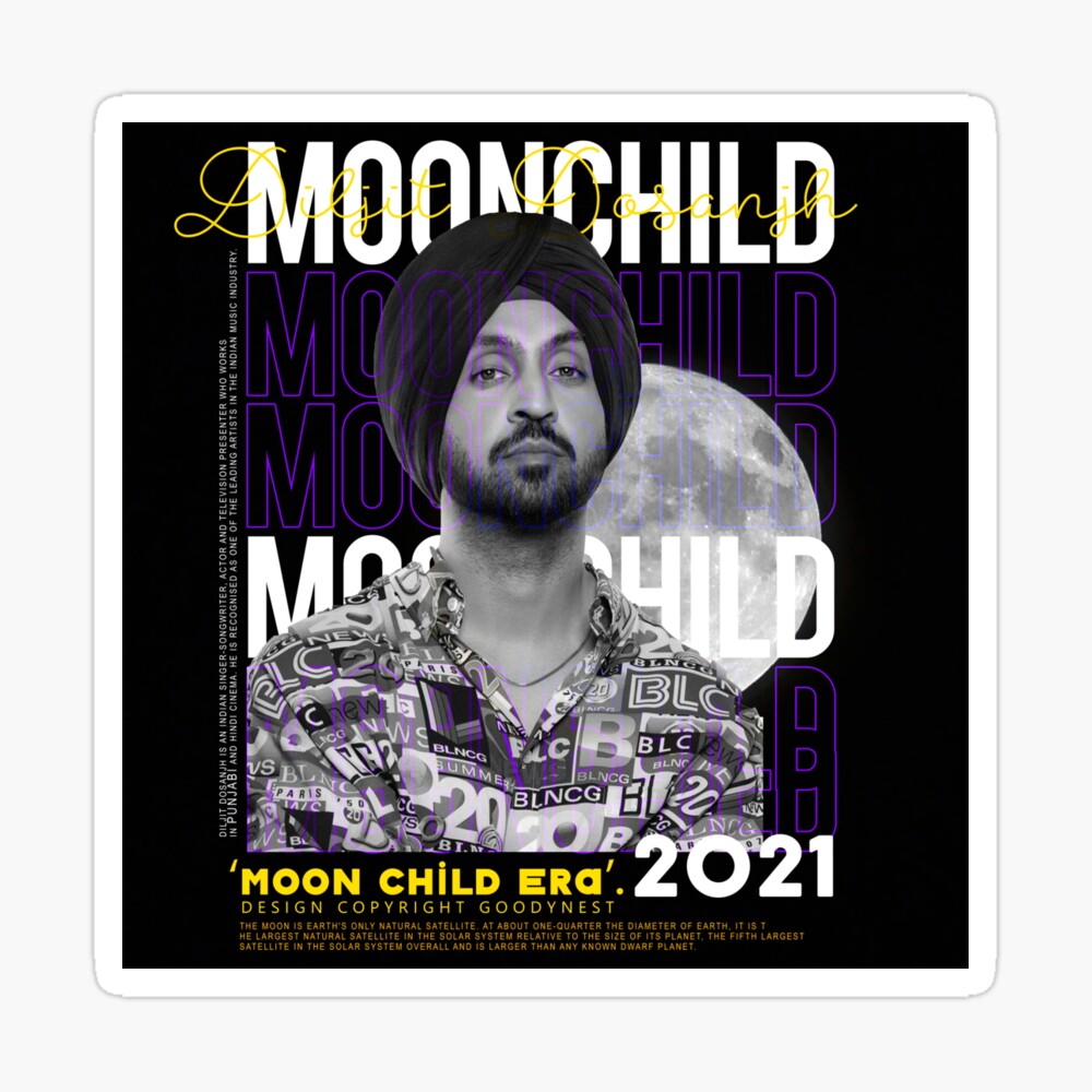 Moonchild Diljit dosanjh Essential T-Shirt for Sale by goodynestus