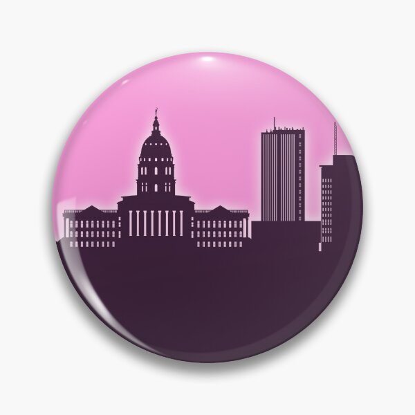 Item preview, Topeka Wyoming Skyline designed and sold by ArtPrints.