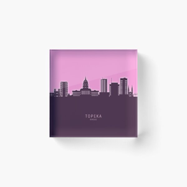 Item preview, Topeka Wyoming Skyline designed and sold by ArtPrints.