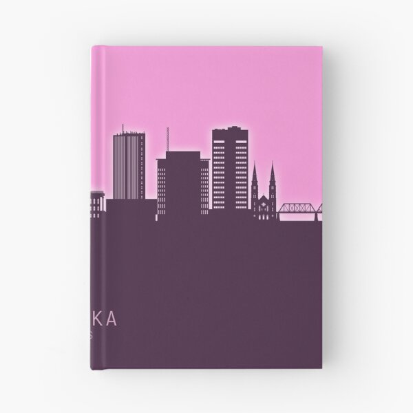 Artikelvorschau, Topeka Wyoming Skyline entworfen und verkauft von ArtPrints.