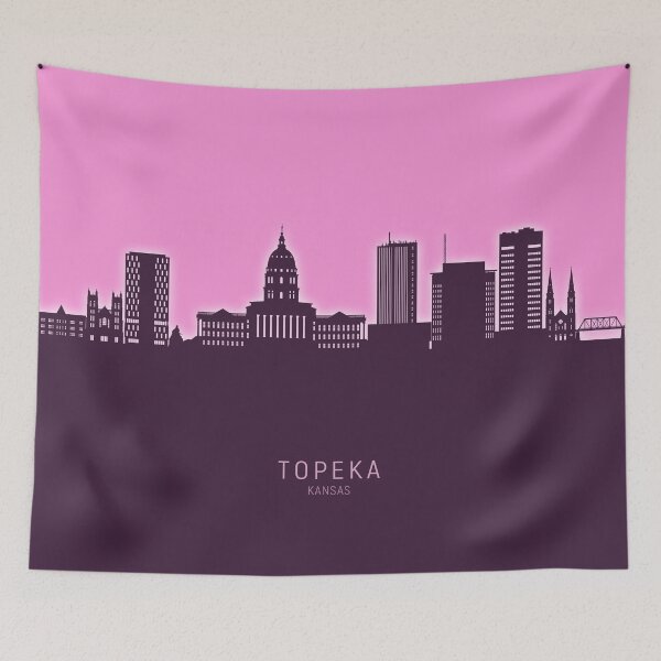 Item preview, Topeka Wyoming Skyline designed and sold by ArtPrints.