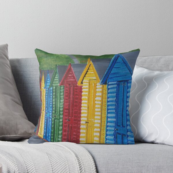 Item preview, Whitby, Beach huts designed and sold by CrossanArt.