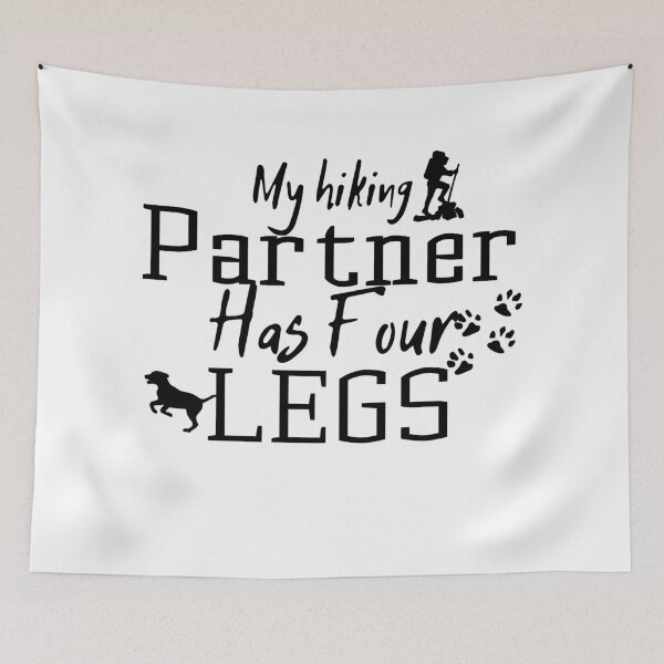 Item preview, My hiking partner has four legs for hiker and dog lover designed and sold by Castore design.
