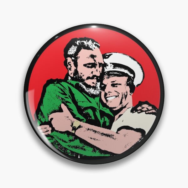 Item preview, Fidel Castro And Yuri Gagarin Stencil designed and sold by RevolutionInPaint.