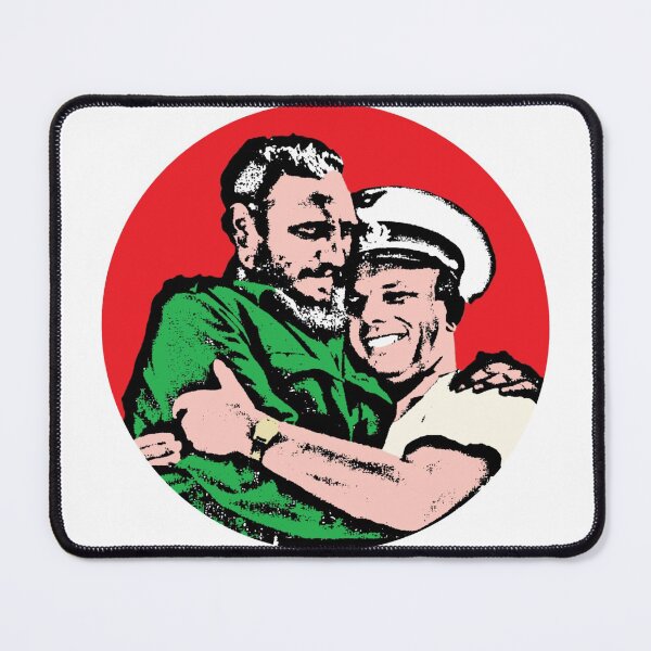 Item preview, Fidel Castro And Yuri Gagarin Stencil designed and sold by RevolutionInPaint.