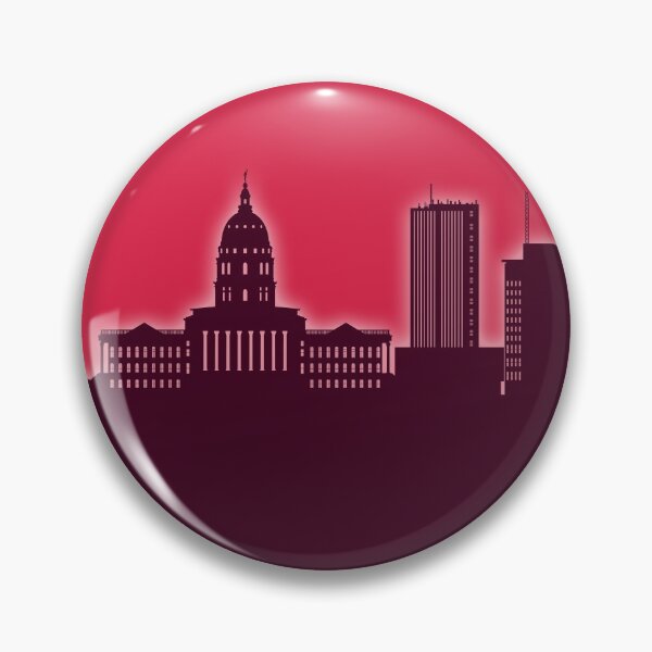 Item preview, Topeka Wyoming Skyline designed and sold by ArtPrints.