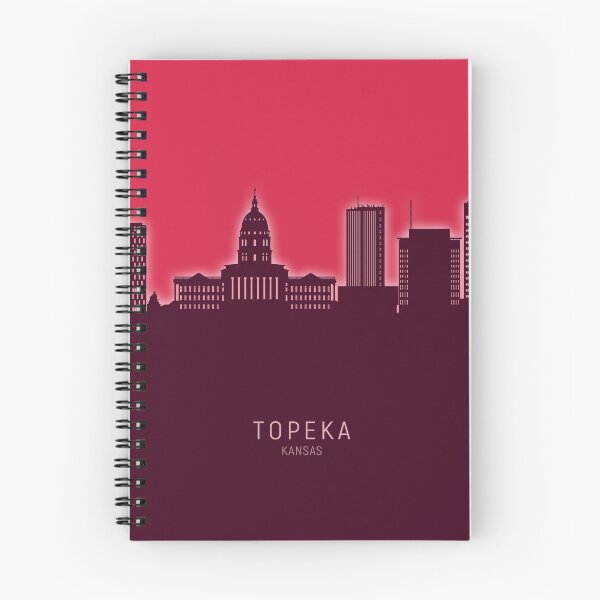 Artikelvorschau, Topeka Wyoming Skyline entworfen und verkauft von ArtPrints.