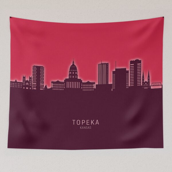 Item preview, Topeka Wyoming Skyline designed and sold by ArtPrints.