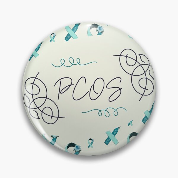 Item preview, Polycystic Ovary Syndrome Awareness, PCOS Ribbon Pattern designed and sold by AnsDesigns.