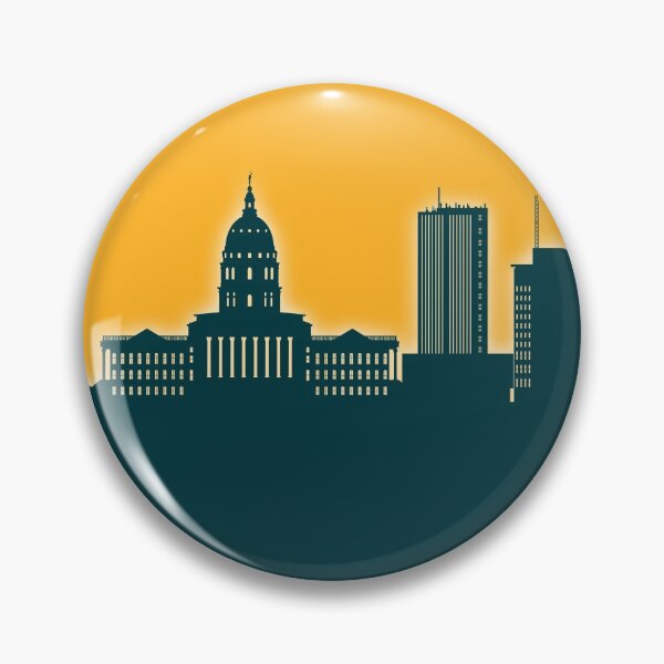 Item preview, Topeka Wyoming Skyline designed and sold by ArtPrints.