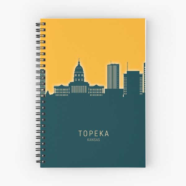 Artikelvorschau, Topeka Wyoming Skyline entworfen und verkauft von ArtPrints.