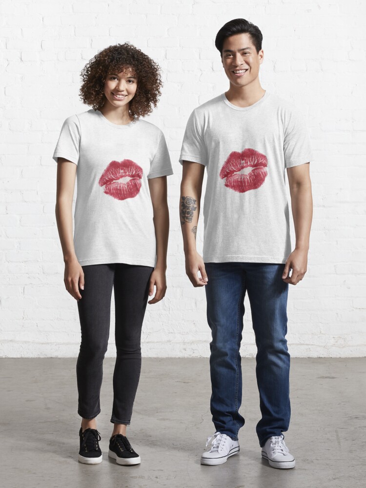 lipstick kisses Essential T-Shirt for Sale by alexabrinaldi