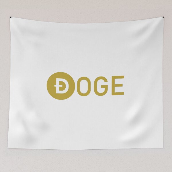 Item preview, Logotipo de Dogecoin. Merch de Dogecoin. Fuente Minimal Doge designed and sold by lov3holly.