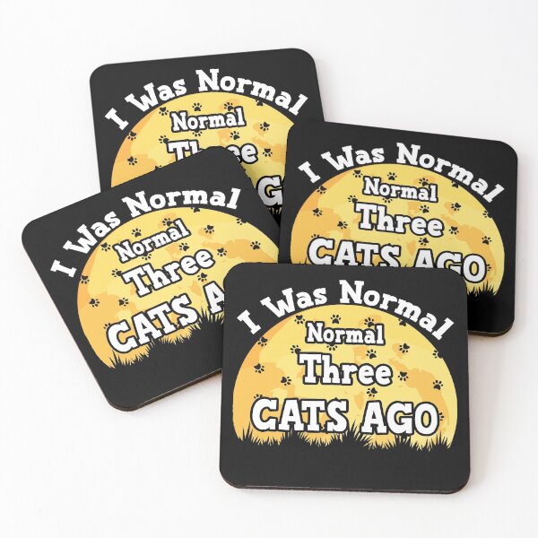 Item preview, Gatos graciosos Yo era normal hace tres gatos El mejor amante de los gatos designed and sold by KO-Design.