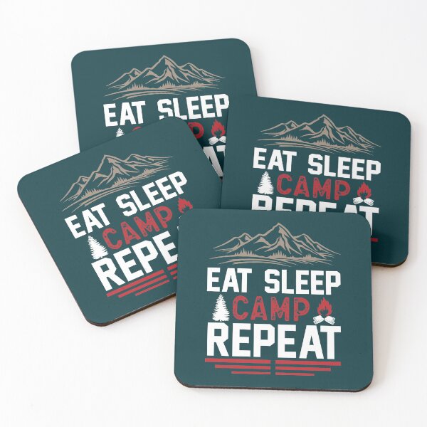 Item preview, Eat Sleep Camp Repeat designed and sold by FASHIONGALLERIA.