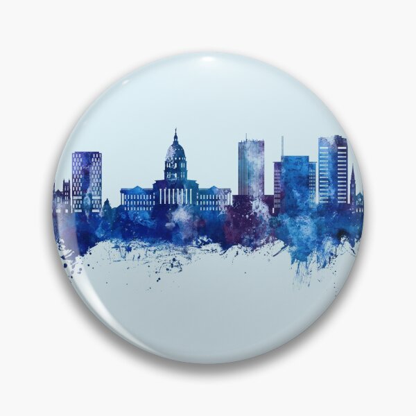 Item preview, Topeka Wyoming Skyline designed and sold by ArtPrints.