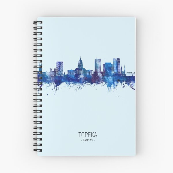 Artikelvorschau, Topeka Wyoming Skyline entworfen und verkauft von ArtPrints.
