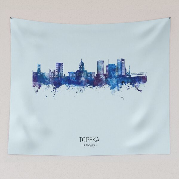 Item preview, Topeka Wyoming Skyline designed and sold by ArtPrints.