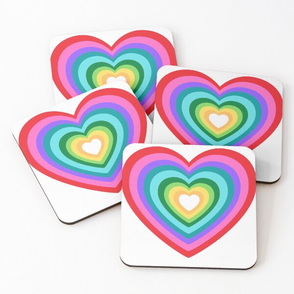Item preview, Trippy Rainbow Heart designed and sold by Xenia Blankinship.