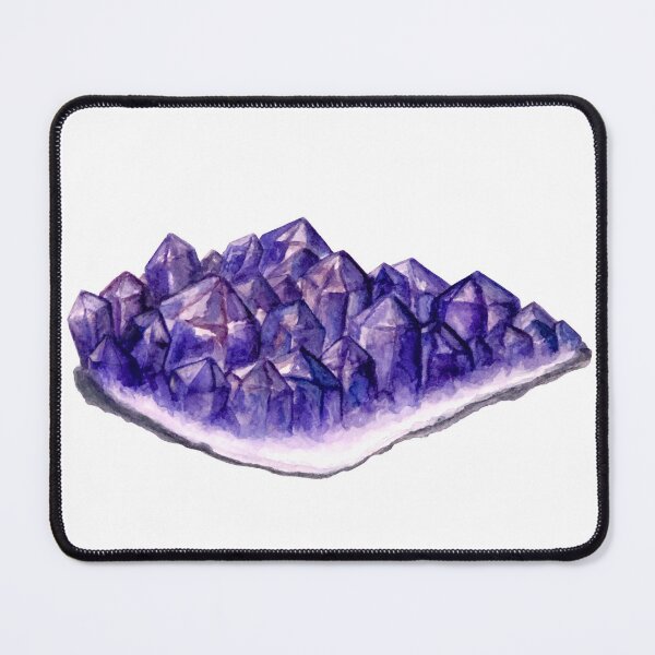 Item preview, Watercolor Amethyst Cluster designed and sold by Kraina.